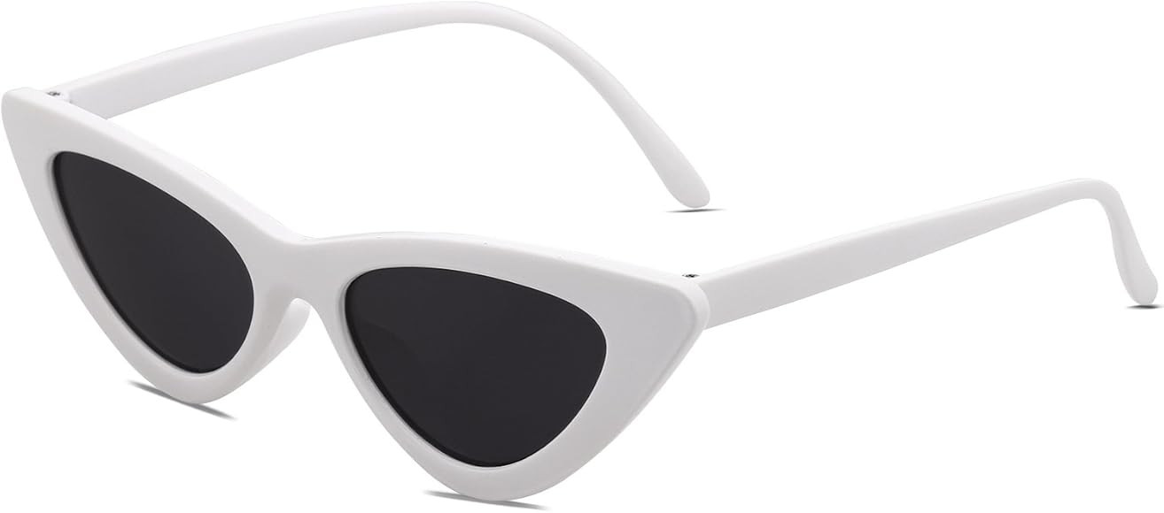 SOJOS Retro Vintage Narrow Cat Eye Sunglasses for Women Clout Goggles Plastic Frame Cardi B SJ204... | Amazon (CA)