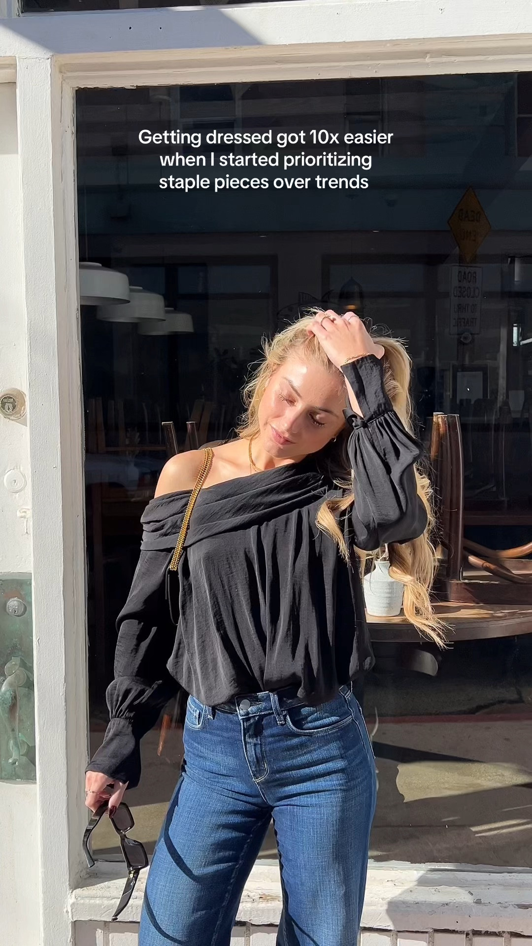 Outfit of the day!! Have had this top for almost three years and I still wear it all the time! Jeans are new and definitely an investment but they are so so soft!! #outfitoftheday #wardrobeessential #lagence #denimoutfits #darkwashjeans #CapCut 

#LTKHoliday #LTKGiftGuide #LTKStyleTip