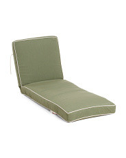 Made In Usa 24x72 Outdoor Solid Contrast Cord Lounger Cushion | Home | Marshalls | Marshalls