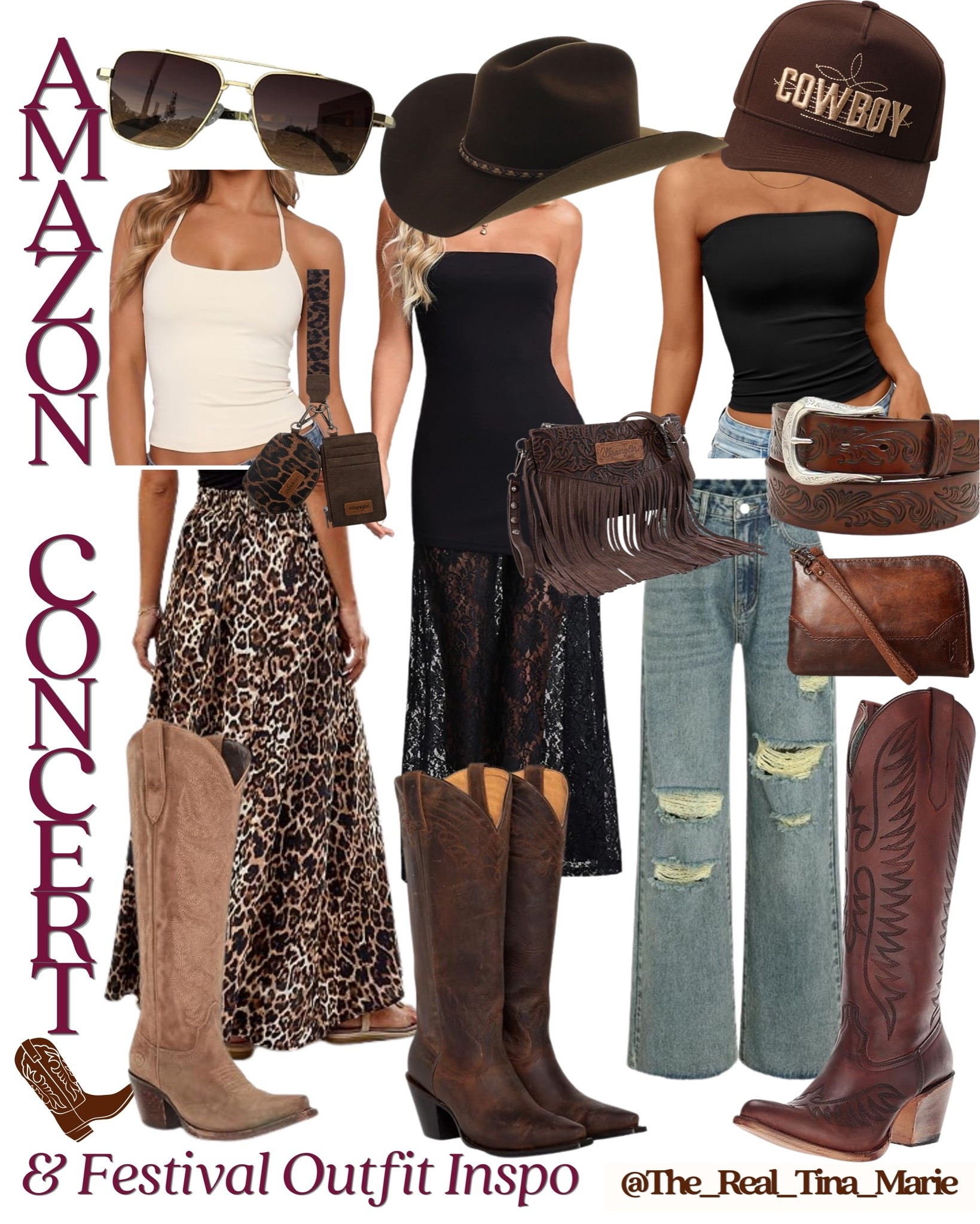 If you need an easy outfit for your next country concert, festival or Nashville trip, I’m your girl 🤎👋🏼

Shop these looks & more on my Amazon Storefront or LTK 🤠

#WesternStyle #NashvilleOutfit #CountryGirlStyle #WesternOutfitInspo #WesternFashion