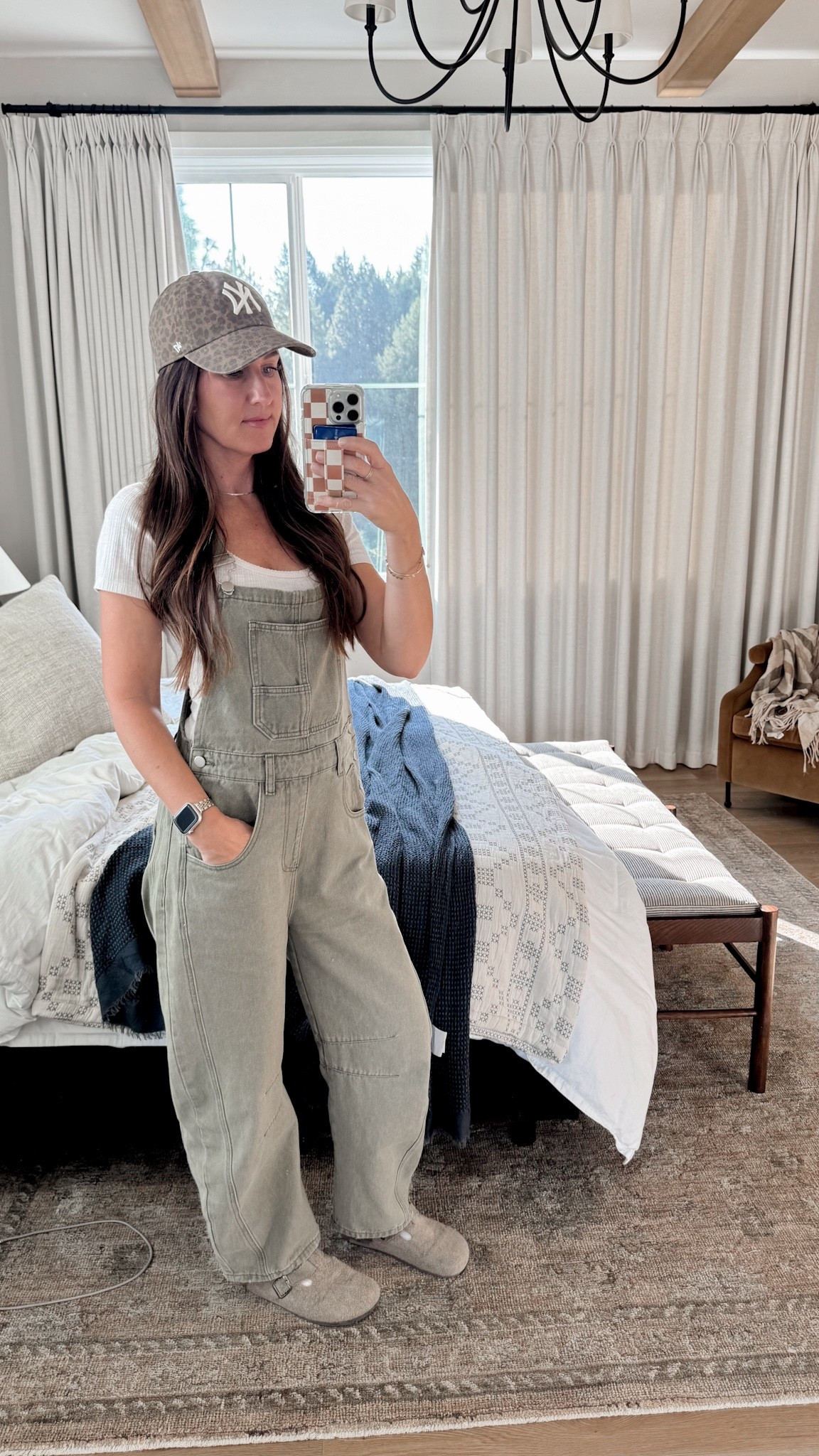 Still loving these overalls with the barrel leg. Comes in lots of colors & run TTS. Busted out the Birks for fall too! 

OOTD, denim, overalls, Birkenstock, mom fit, bedroom Decor, home decor, fall, autumn, leopard, hat, ny, fashion, fall fashion, fall fit 

#LTKFindsUnder50 #LTKStyleTip