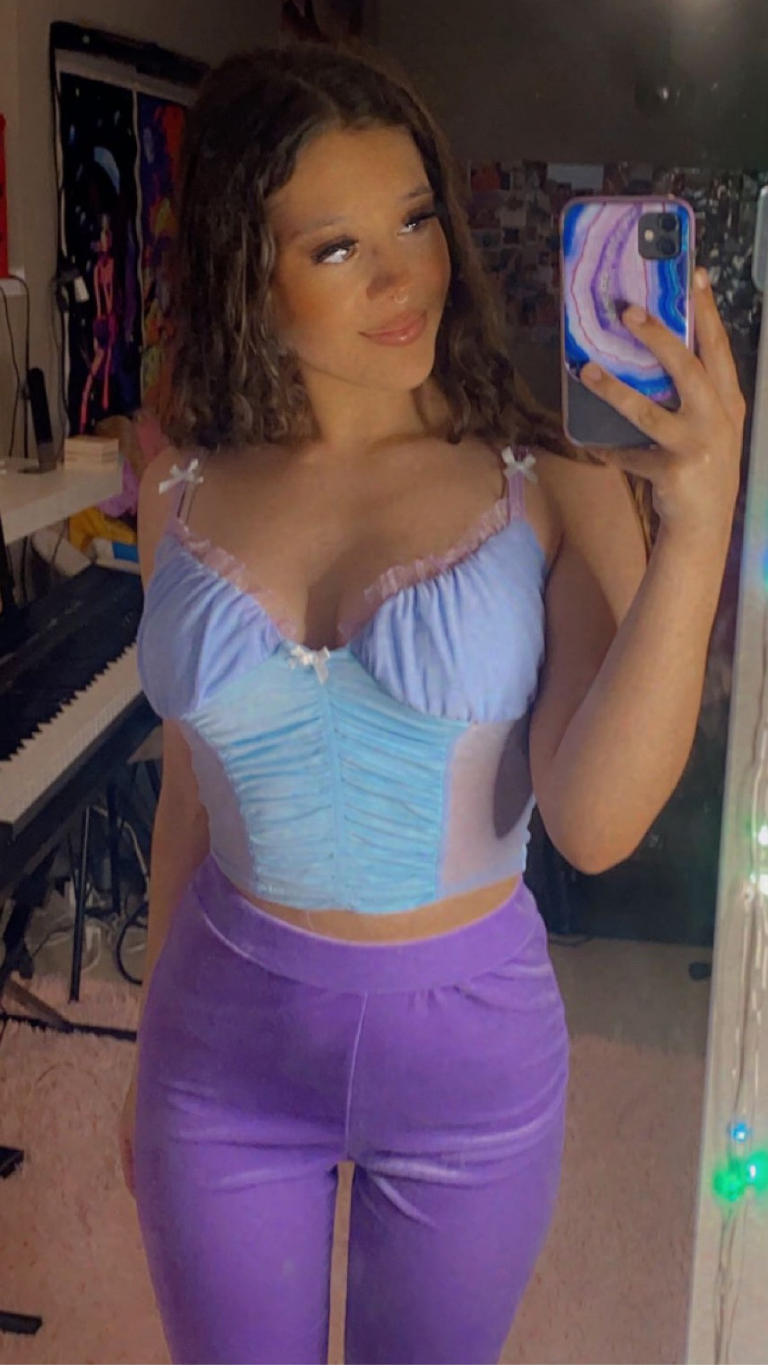 I got these pants from SHEIN and I linked a very similar pair as they no longer sell the exact pants that I got 💜

My magnetic false eyelashes and magnetic eyeliner are from Glamnetic and I linked some of their similar products! 😍

I also linked a similar septum ring and nose studs. 

#LTKSeasonal #LTKHoliday #LTKGiftGuide