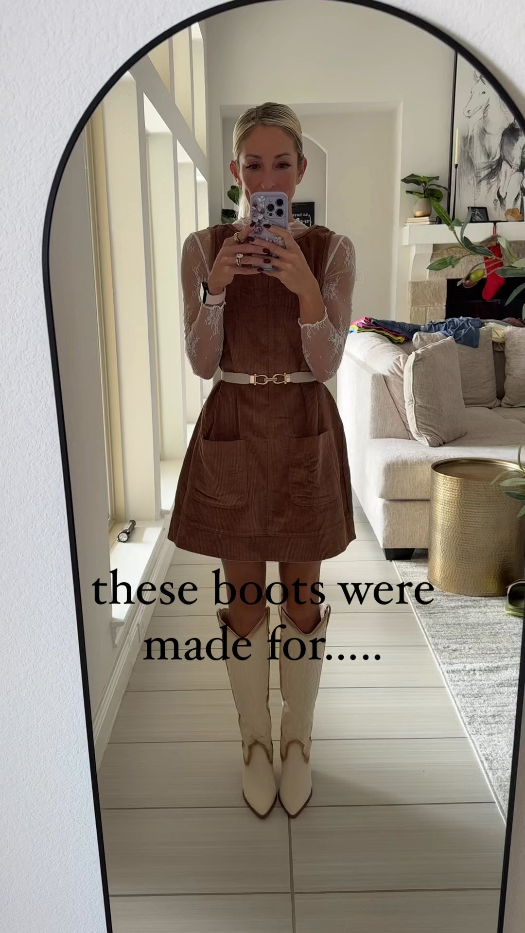 One of these days these boots are gonna…..

be in your closet. 

I love the brown distressed ones (they’re 50% off on Amazon - limited sizes!) or 30% off on Steve maddens website!

I love the uniqueness and pop of the white ones!

The black ones are more like leather - they’re a little heavier

The white ones are like a denim canvas and they feel so light. 

I love the heel lift and as someone who has had two foot surgeries, wearing these for multiple hours didn’t hurt my feet- at all! Love the height of the heel 

Everything is from Amazon! Except for the white boots. But the black ones are on there!