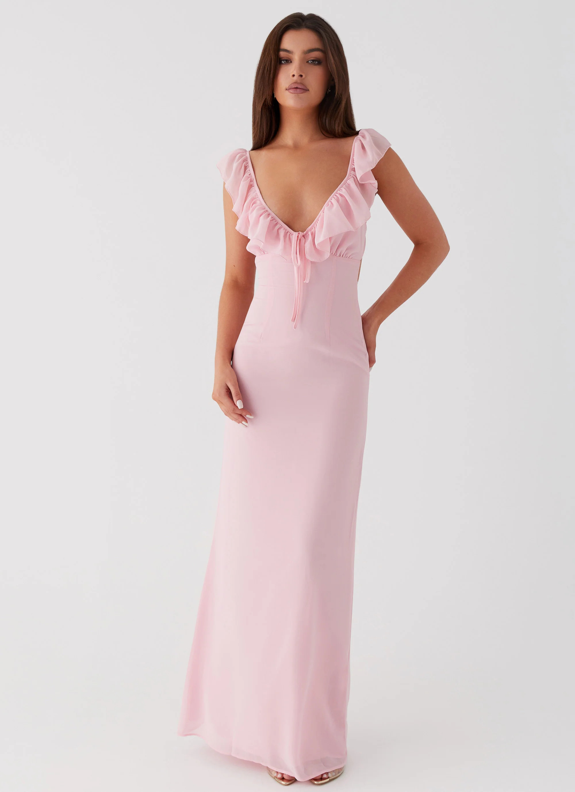 Silvie Maxi Dress - Pink | Peppermayo (Global)