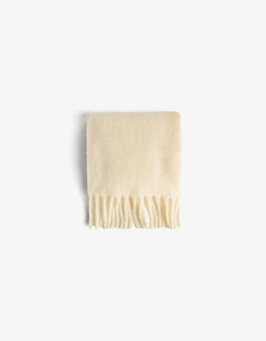 Unifarbener Schal - Damen | Bershka DE