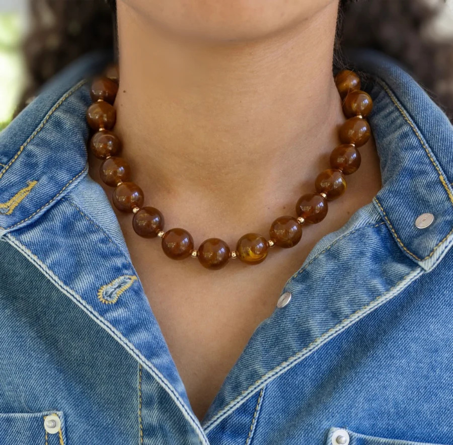 Amber Waves Beaded Necklace | Erin McDermott Jewelry