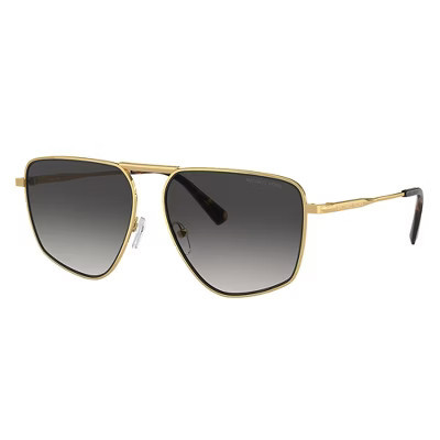 Michael Kors SILVERTON MK 1153 18968G Unisex Pilot Sunglasses Shiny Yellow Gold 58mm | Target
