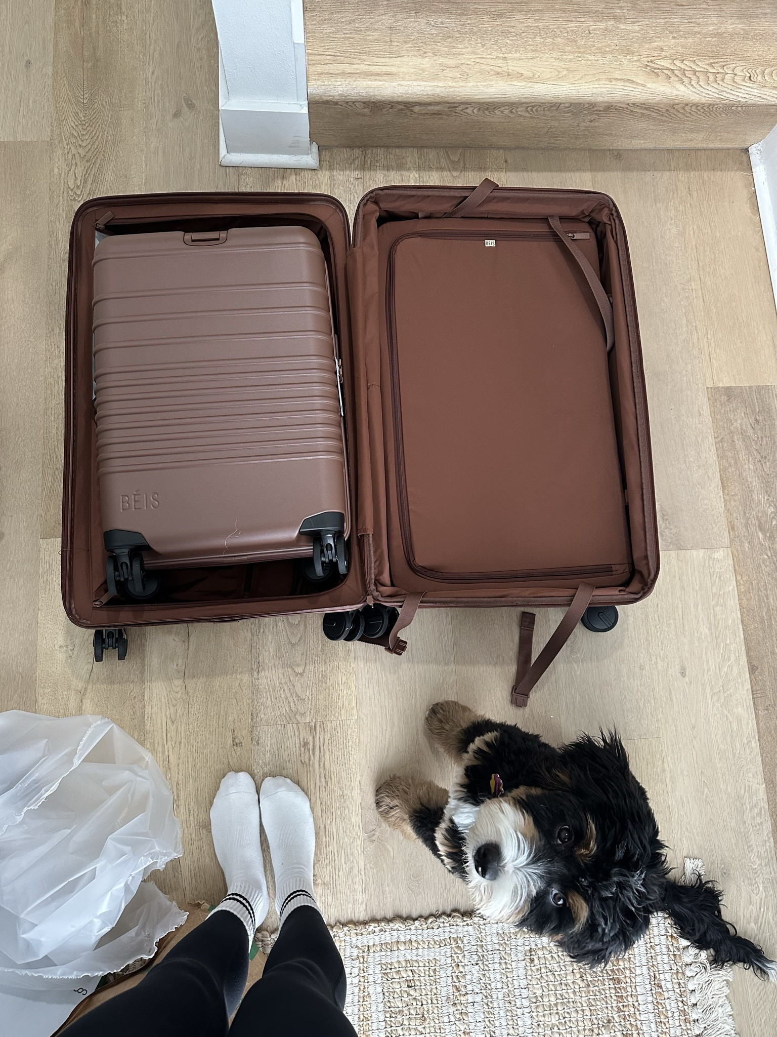 @beistravel beistravel gifted me new luggage!!!! Crafted with a durable hard-shell exterior, smooth-rolling 360* wheels, and a cushioned silicone trolley handle, this bag is easy to love and even easier to use. Just ask the thousands of 5-star reviews — our award-winning Roller is known and trusted for its sleek design, innovative organization & compression technology, and the 2” of expandable space that always seems to come in handy. Time for a sigh of relief… you’ve found the Roller you’ve been looking for. BÉIS Limited Lifetime Luggage Warranty included @beis 

#LTKTravel #LTKHome #LTKSeasonal