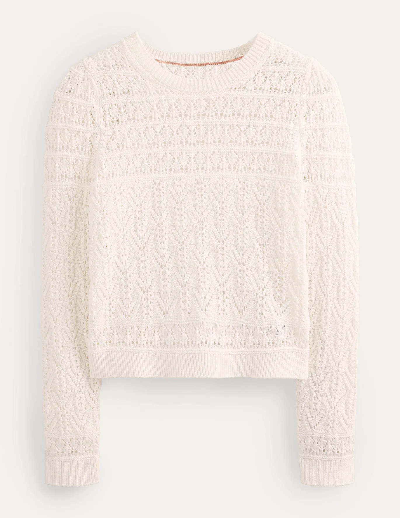 Pointelle Cotton Jumper | Boden (US)