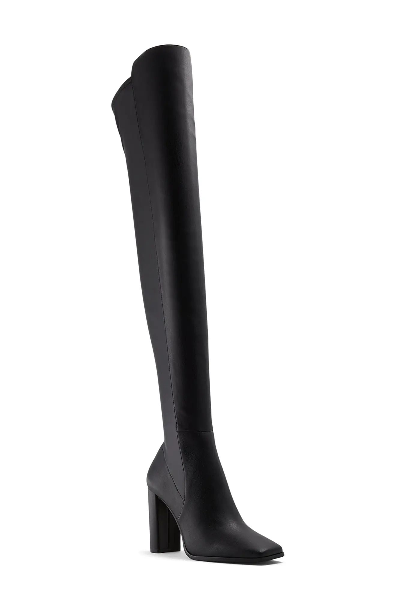 ALDO Choan Over the Knee Boot, Size 7 in Black at Nordstrom | Nordstrom