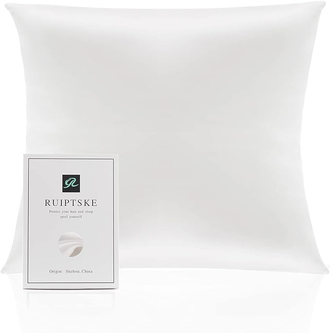 RUIPTSKE Taie d'oreiller en Soie pour Oreiller 100% Soie 22 Mommes Certifiée Oeko-TEX® Bienfait... | Amazon (FR)