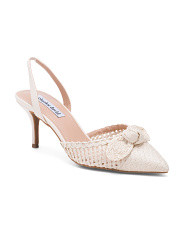 Allyson Slingback Woven Heeled Sandals | Women's Shoes | Marshalls | Marshalls
