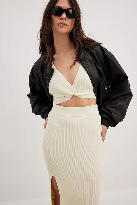 Fine Knitted Bralette | NA-KD US