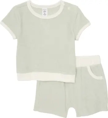 Stripe Terry Cloth Top & Shorts Set | Nordstrom