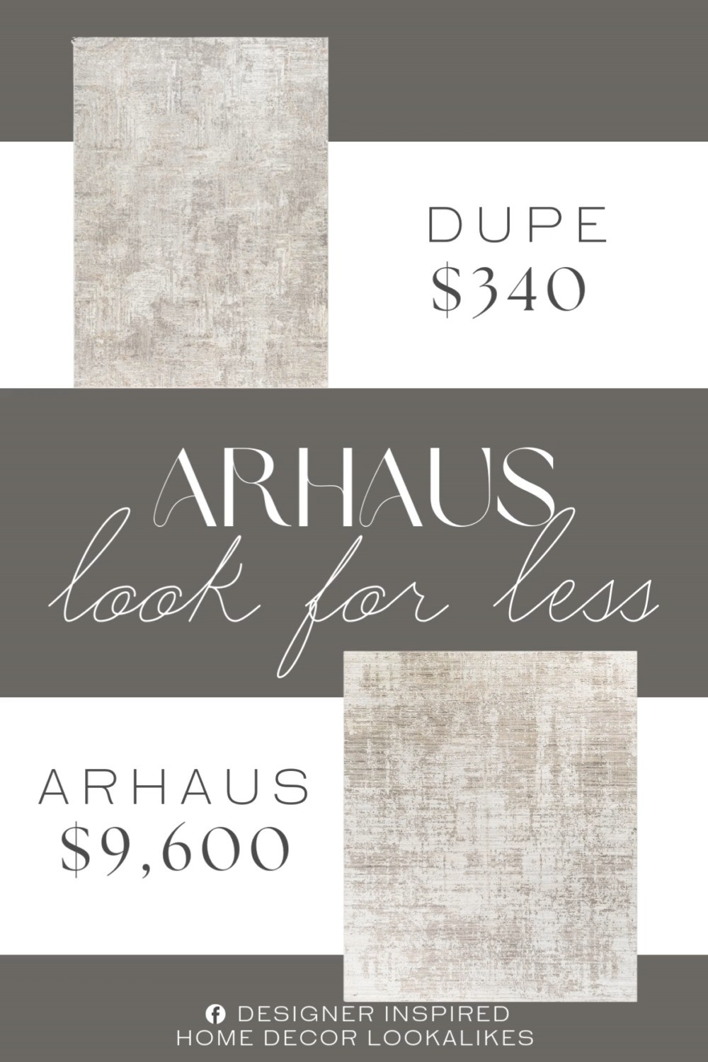 Inspired by Arhaus Rug. Contemporary Area Rug. Modern Abstract Rug.Handmade Abstract Rug. Stylish Floor Rug. Modern Statement Rug. Affordable Modern Rug. Neutral Abstract Rug. Vintage-Inspired Rug.      

Home more affordable option find copy cat similar look for less budget friendly affordable cheap cheaper beautiful pretty. Clearance sale coupon code discount code promo code luxury lookalike look a like Inspo inspiration inspired by idea ideas Love like these? I share multiple every day in my FB group.
#arhausinspired #arearug #abstractrug #modernrug #stylishrug #texturedrug #decorinspo #floorcovering #arearuginspo #geometricrug  

 #LTKHome