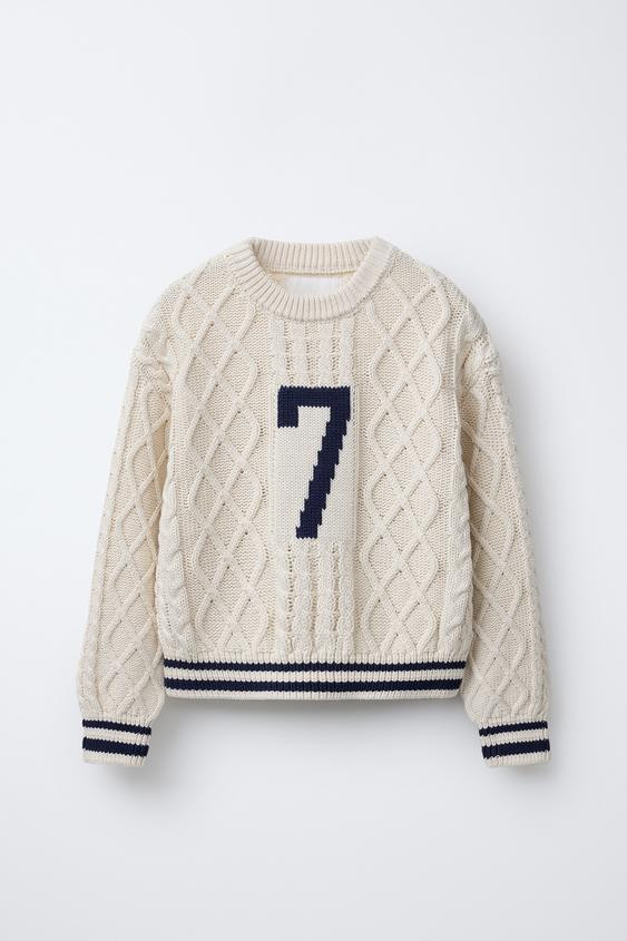 CABLE KNIT SWEATER | Zara US