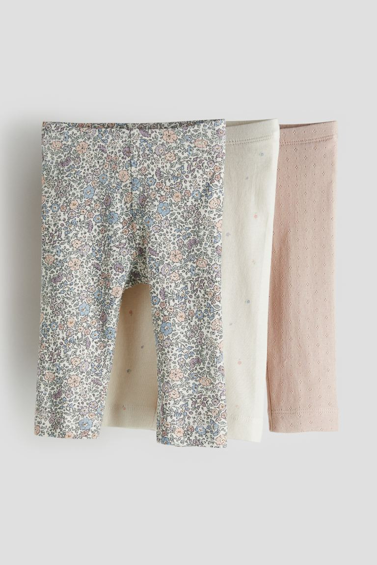 3-pack Cotton Leggings | H&M (US + CA)
