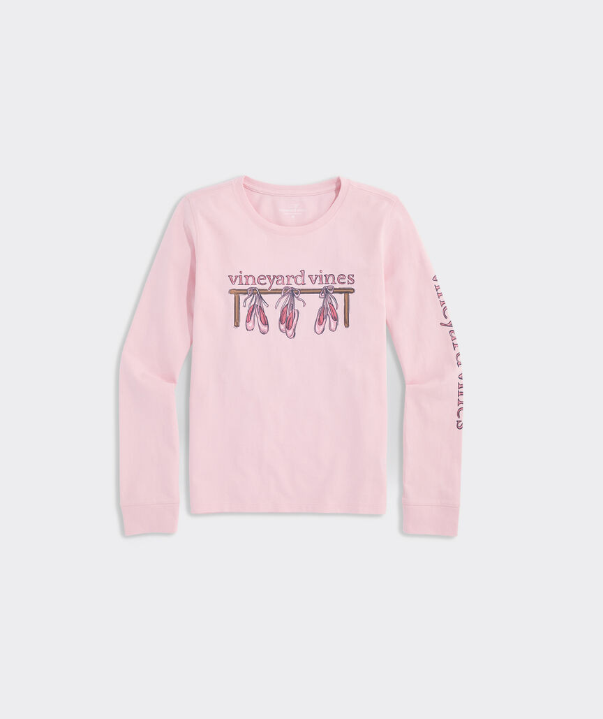 Girls Ballet Bar Long-Sleeve Tee | vineyard vines