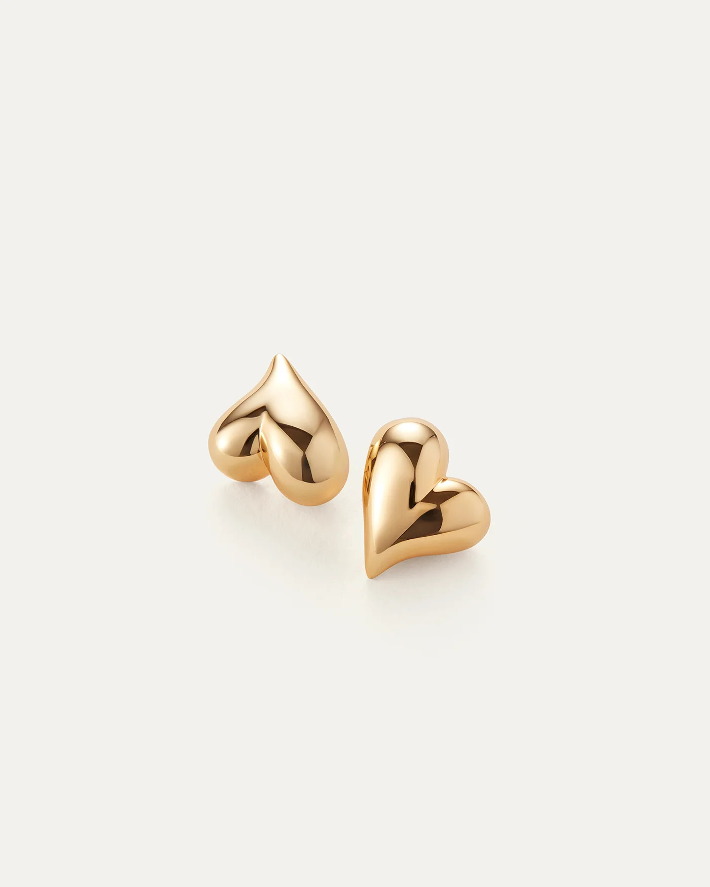 Art Heart Button Earrings | Jenny Bird (US)