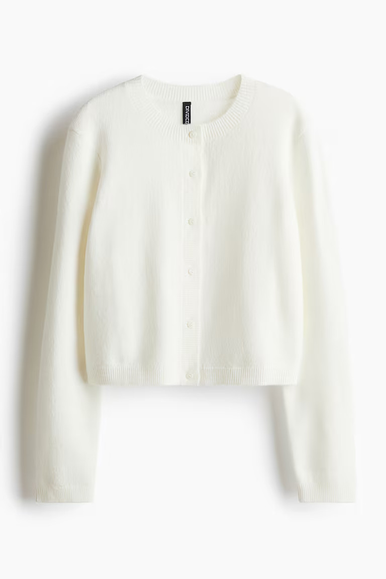 Fine-knit cardigan | H&M (UK, MY, IN, SG, PH, TW, HK)
