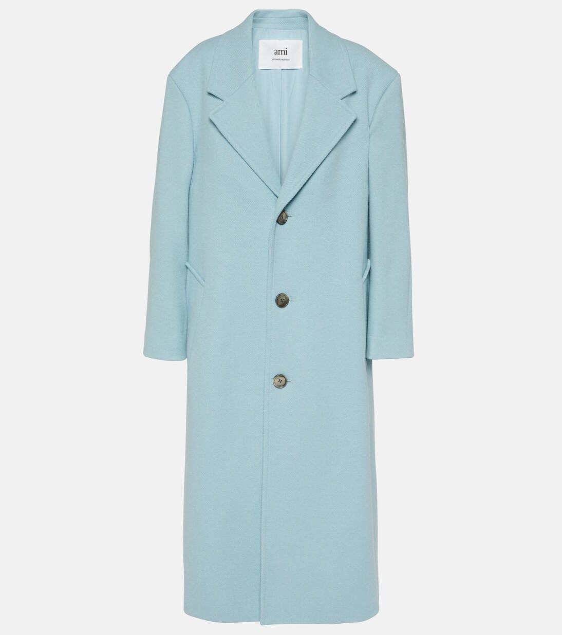 Single-breasted wool-blend gabardine coat | Mytheresa (US/CA)