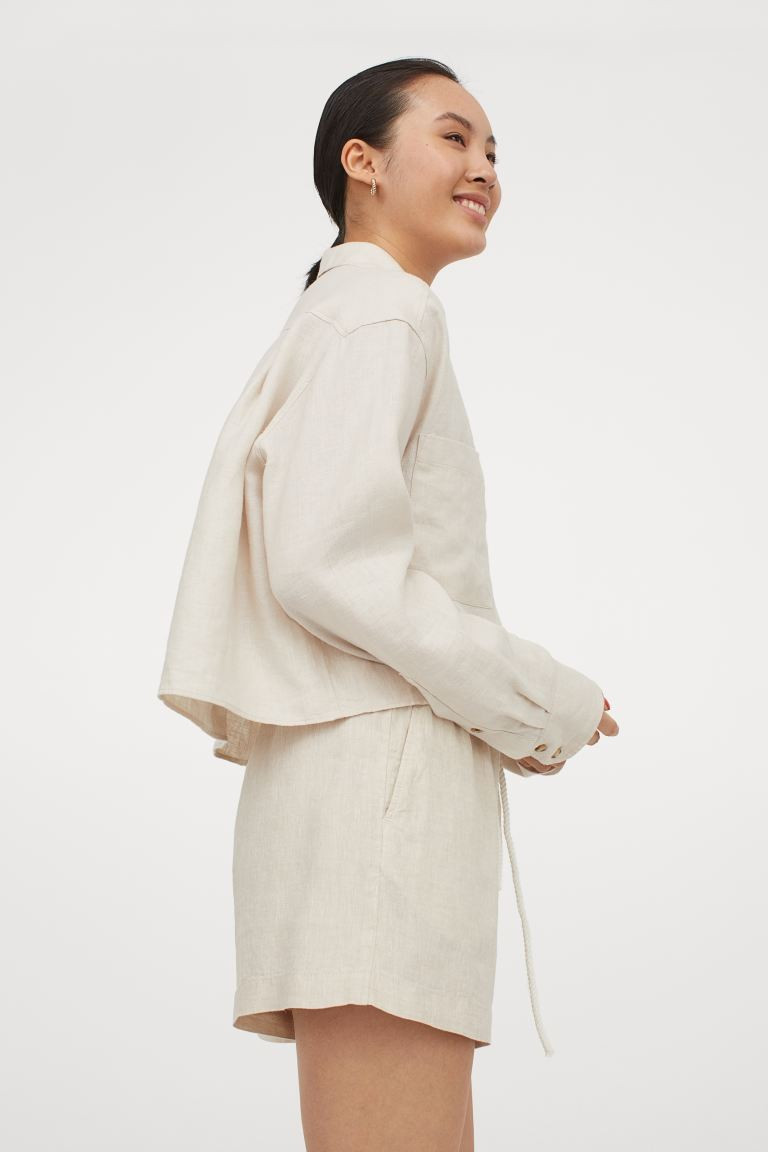 Linen shorts | H&M (UK, MY, IN, SG, PH, TW, HK)