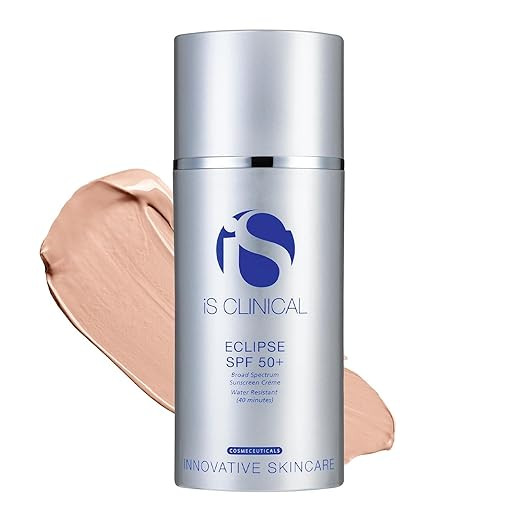 iS CLINICAL Eclipse SPF 50+ Sunscreen, Zinc Oxide tinted sunscreen, ultra sheer non-greasy matte ... | Amazon (US)