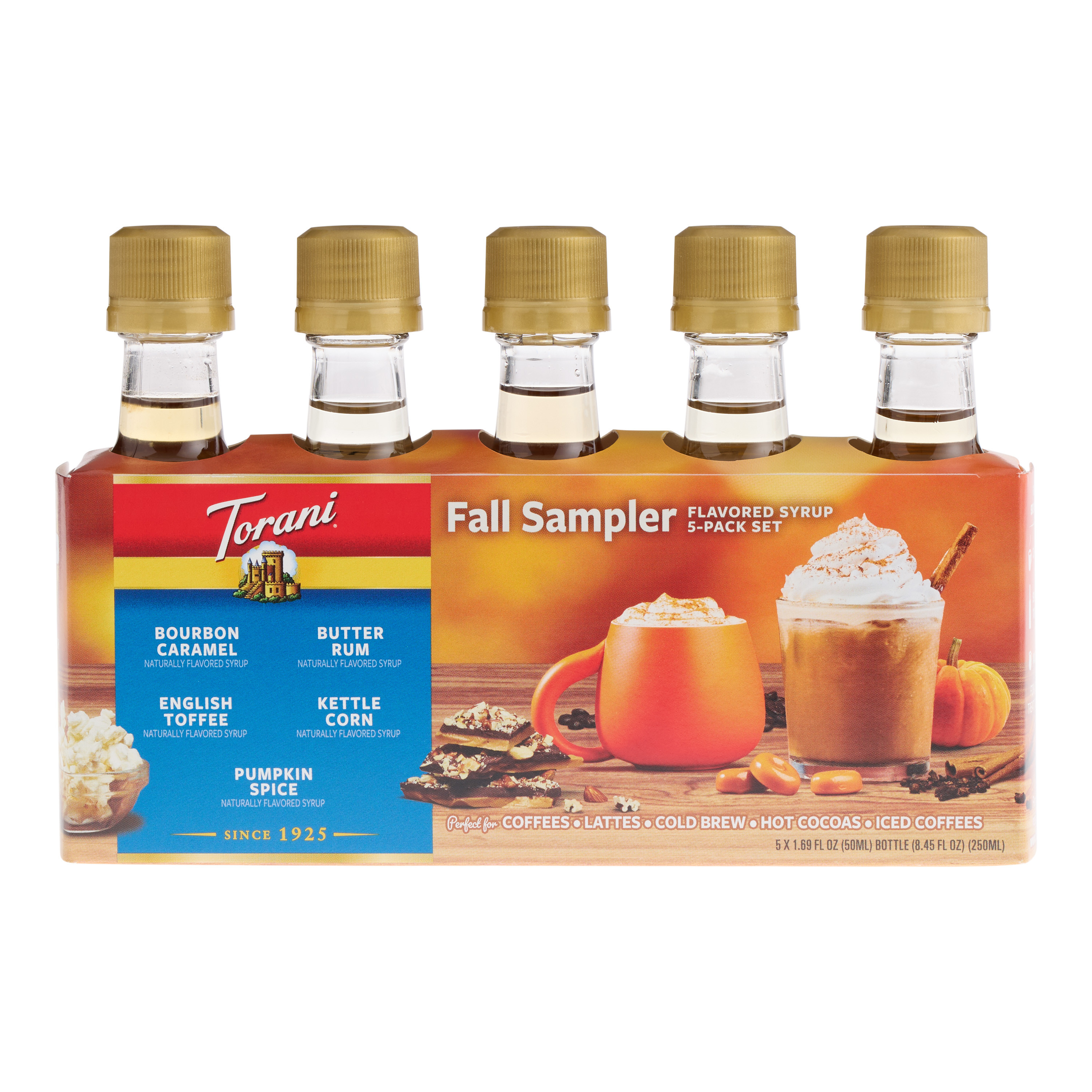 Torani Mini Fall Flavors Syrup Sampler 5 Pack | World Market