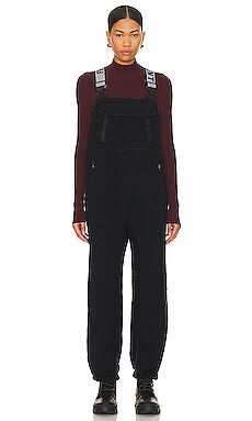 Free People x FP Movement Hit The Slopes Salopette In Black from Revolve.com | Revolve Clothing (Global)
