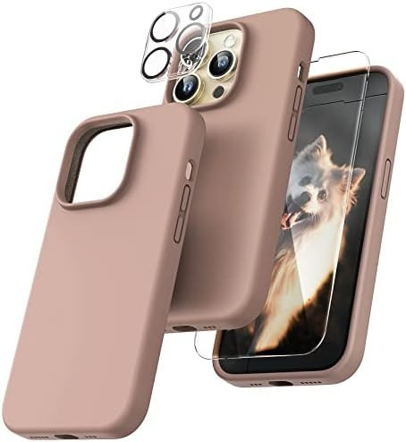 TOCOL [5 in 1] for iPhone 14 Pro Max Case, 2 Screen Protector + 2 Camera Lens Protector, Slim Liq... | Amazon (US)