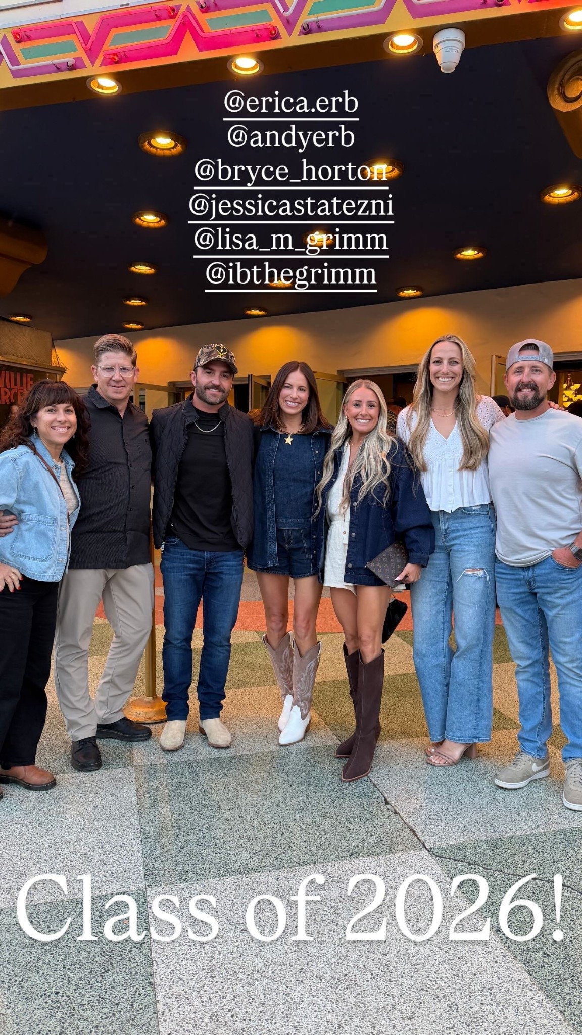 @erica.erb 
@andyerb
@bryce_horton 
@jessicastatezni 
@lisa_m_grimm 
@ibthegrimm  Class of 2026!