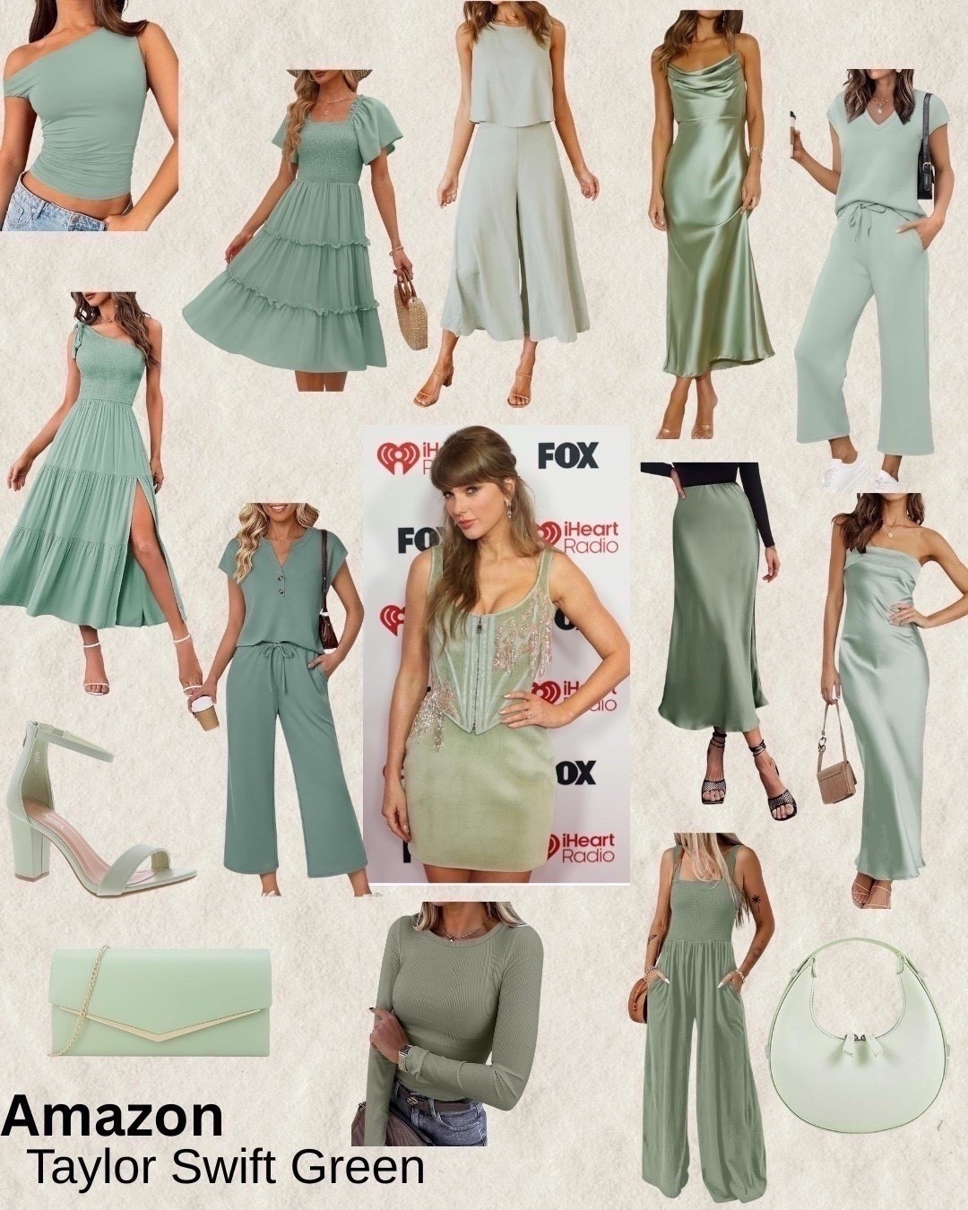 Taylor Swift inspiration. Spring muted green. Sage green. Spring outfits. Taylor Swift spring fashion. Sage party dress. Sage green outfits. Spring green fashion. Wedding guest dress. Matching sets. Amazon spring fashion: millennial mint  


#LTKootd #LTKdayinmylife #LTKSeasonal