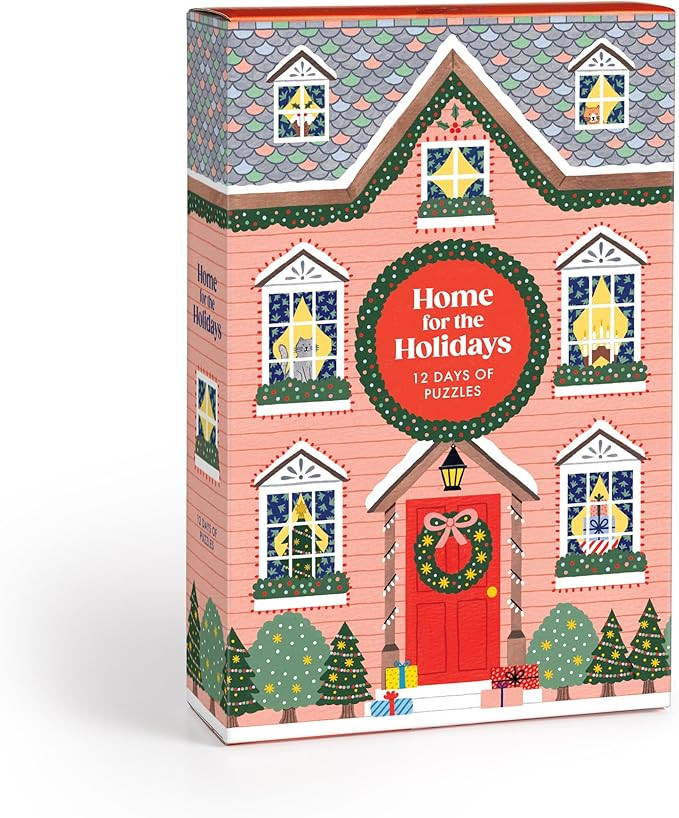 Galison Home for The Holidays Christmas Countdown – 12 Days of Puzzles Featuring 12 Cozy Illust... | Amazon (US)