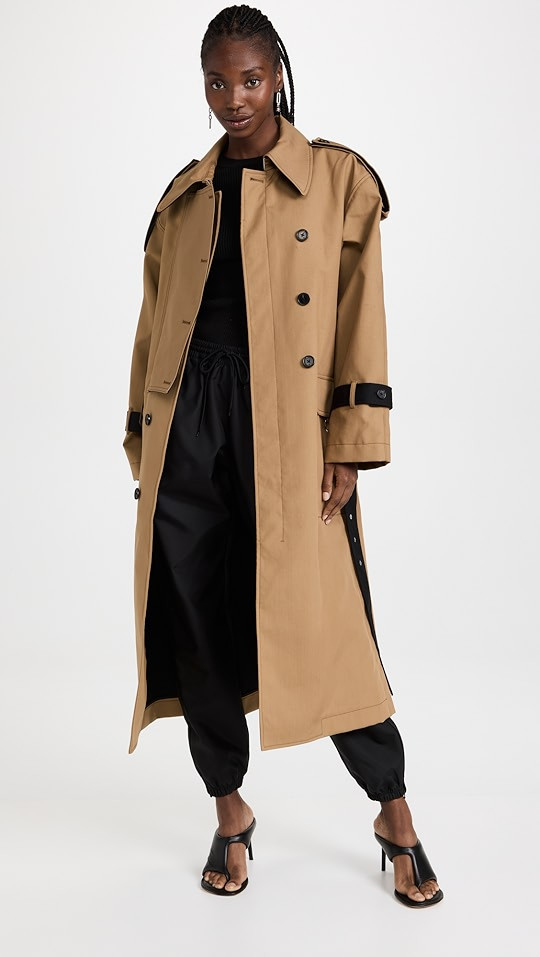 3.1 Phillip Lim Oversized Bonded Trench Coat | SHOPBOP | Shopbop