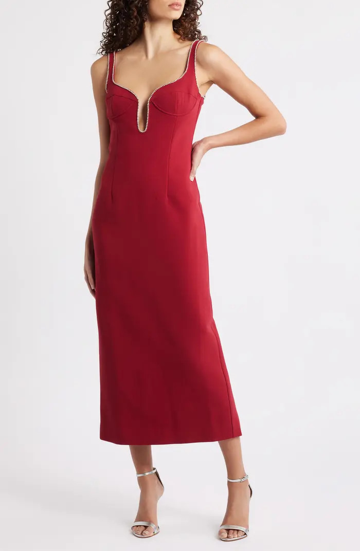 Brooklyn Diamante Sleeveless Sheath Dress | Nordstrom
