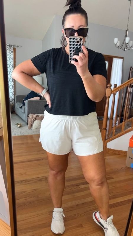 My favorite running shorts are back in a few colors and only $13.98!  Size xl in mine. XL workout top!  Both curvy girl approved!  I’ve washed and dried these shorts so many times and they’re still going strong!  

#LTKmidsize #LTKfindsunder50 #LTKfitness