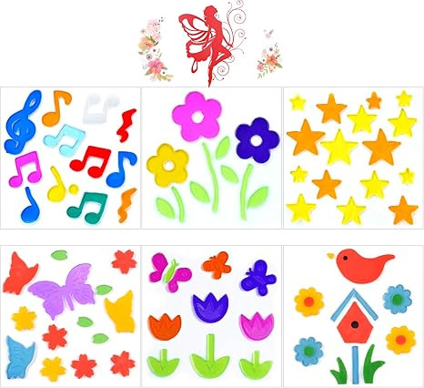 Spring Window Clings Summer Decor, Anti-Collision Gel Window Clings for Glass Window Refrigerator... | Amazon (US)