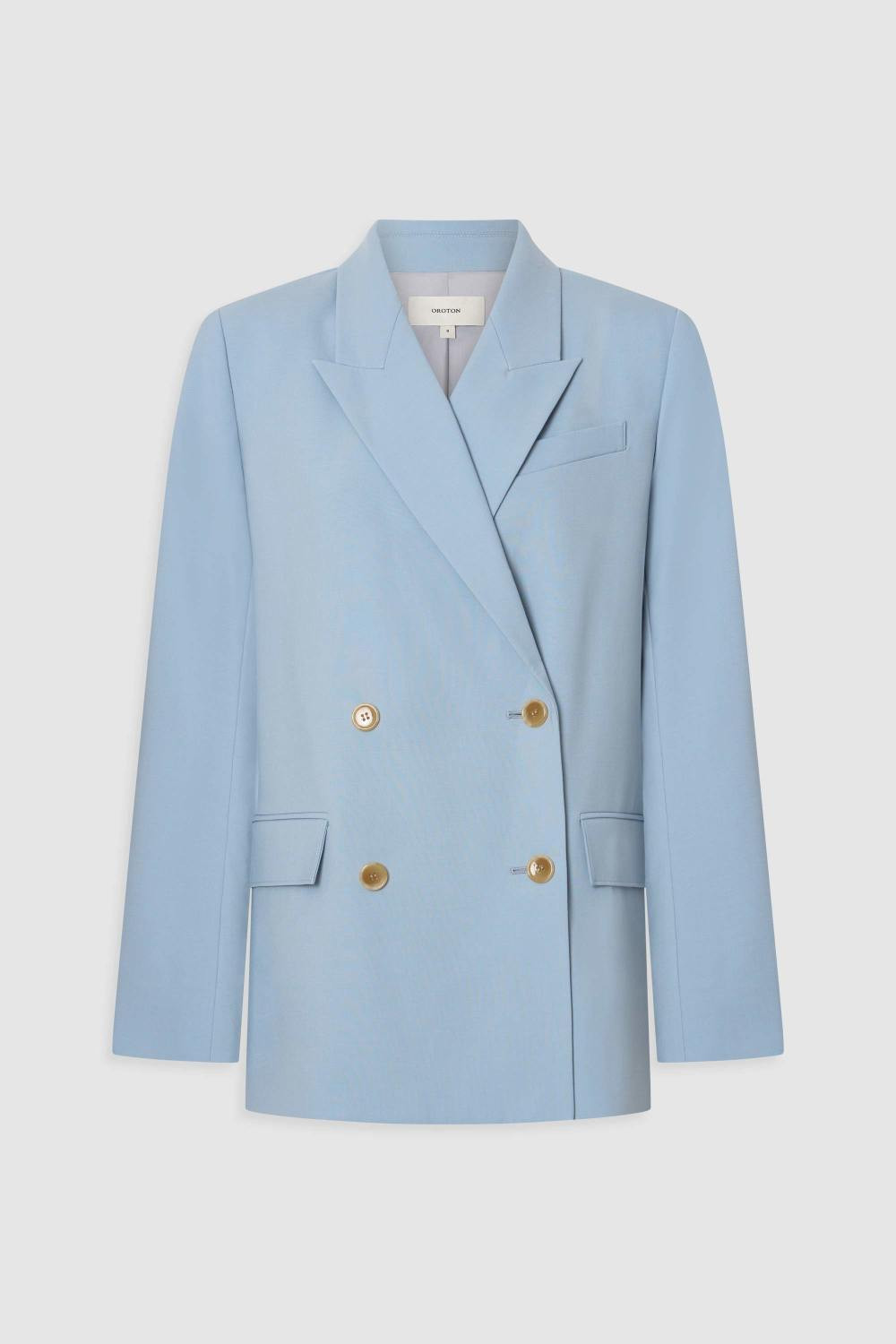 Double Breasted Blazer Twilight Blue | Oroton