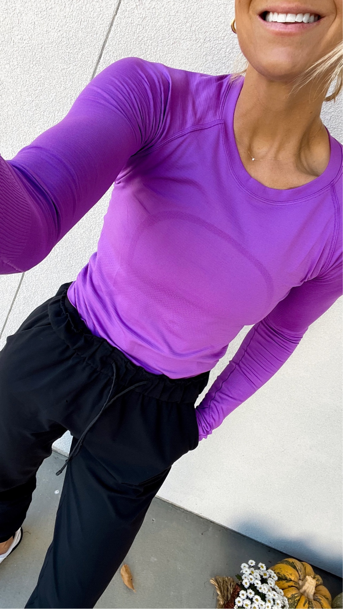 Top size 6 - color magenta
Joggers size 6 (most worn Lulu piece to date!)
LULULEMON activewear. Updated shorter length in the long sleeve top and tons of new colors. 
**Pro TIP — Lululemon offers FREE 
alterations on anything! 
Womens running gear, activewear for cold weather, Christmas gift for her


#LTKSeasonal #LTKHoliday #LTKunder100