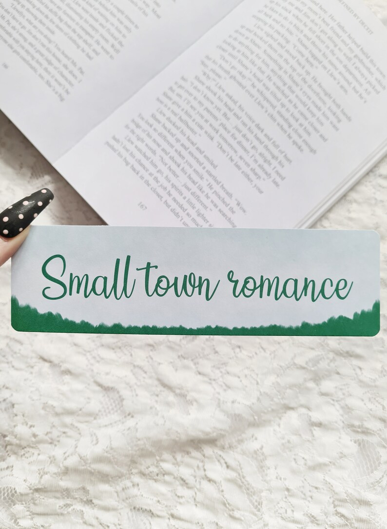 Small Town Romance Bookmark  Bookish  Trope  Genre  Reader | Etsy | Etsy (US)