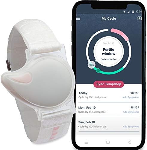 Tempdrop Fertility and Ovulation Tracker – Wearable Basal Body Temperature (BBT) Monitoring Sen... | Amazon (US)