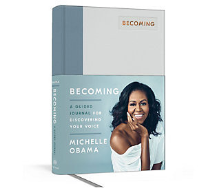 Becoming: A Guided Journal by Michelle Obama | QVC