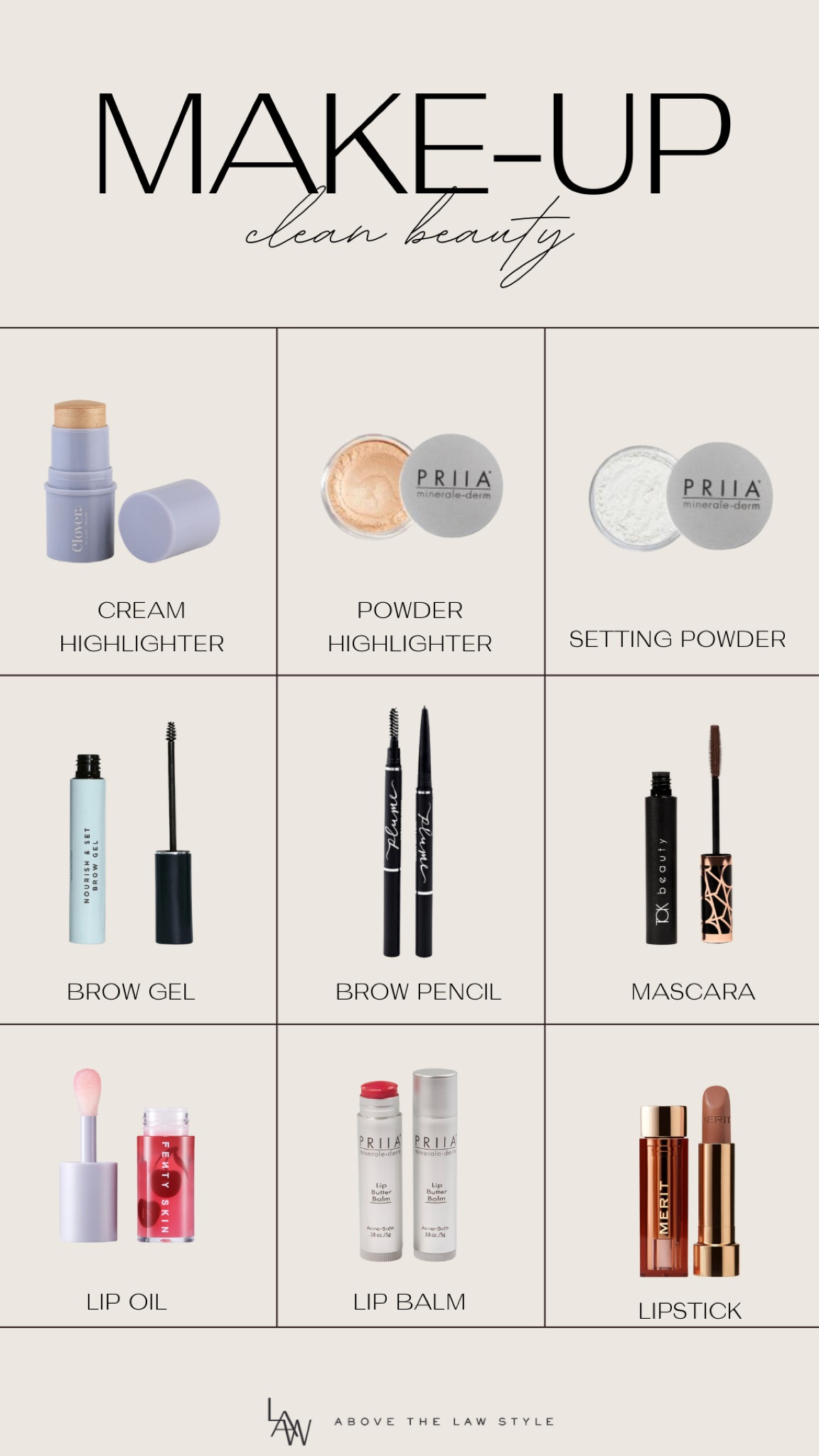 Clean Make-up (unable to link highlighters + setting powder + lip
balm - brands Clover + Priia)

#LTKBeauty #LTKFindsUnder50 #LTKFindsUnder100