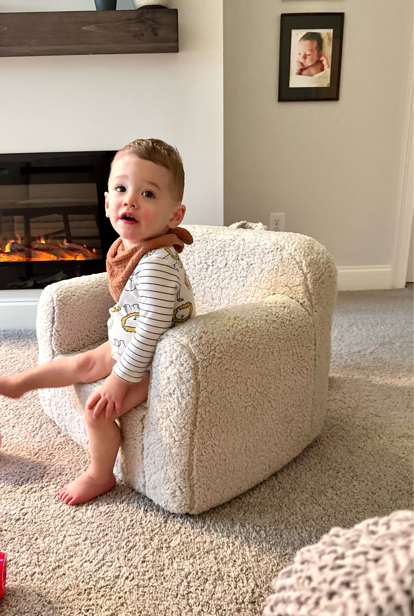 Cozy toddler chair. Accent toddler chair.  Foam chair. Sherpa chair. Cuddly kid chair . Toddler gifts. Toddler toy 

#LTKfindsunder100 #LTKkids #LTKsalealert