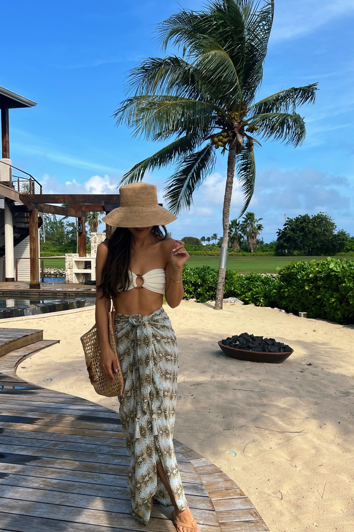 Effortless vacay vibes in my go to bikini and wide brim hat 

#LTKSwim #LTKSeasonal #LTKFindsUnder100