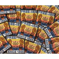 Prideful Patchez, Free-Ish, Iron/Sew On Patch, Embroidered Great For Jackets, Denim, Hats, Hoodies, Bags & More, Black Patches | Etsy (US)