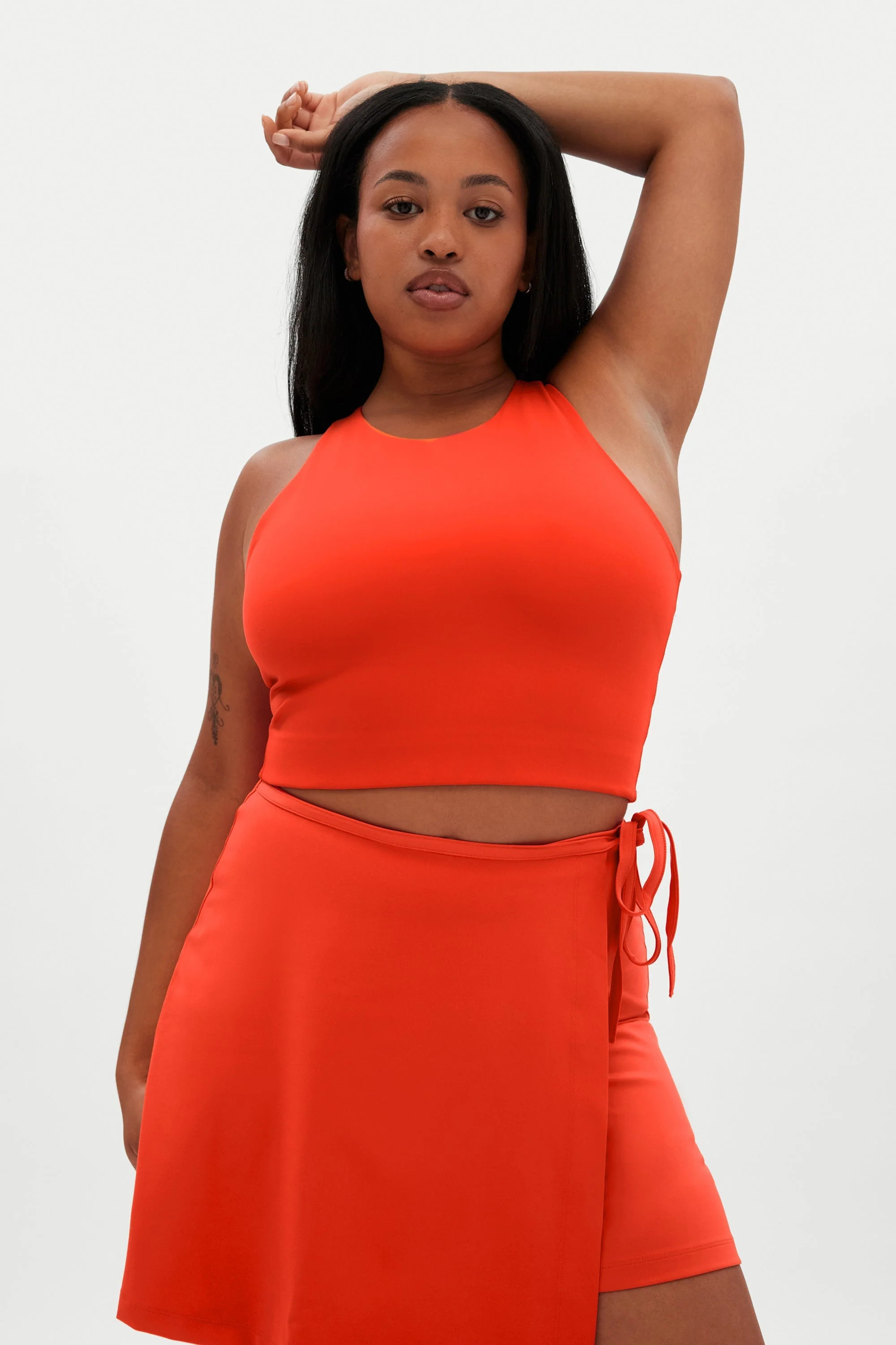 Blood Orange Dylan Tank Bra | Girlfriend Collective