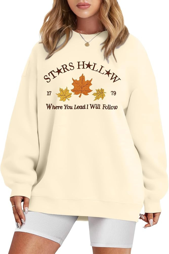 MYHALF Crewneck Sweatshirt Sweatshirts Long Sleeve | Amazon (US)