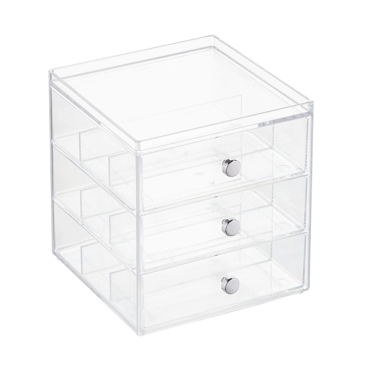 iDesign Clarity Makeup Storage Kit | The Container Store