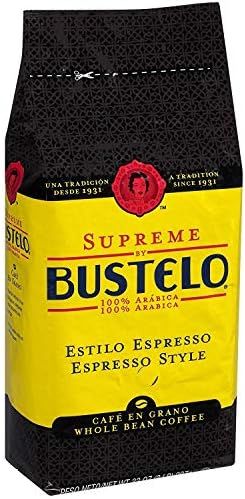 Cafe Bustelo Supreme Whole Bean Espresso Coffee, 32-Ounce Bag (2 Pounds) | Amazon (US)